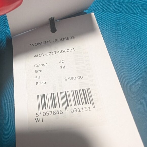 Paul Smith | 'A Suit To Travel In' Slim-Fit Wool Trousers in Teal - Picture 11 of 15